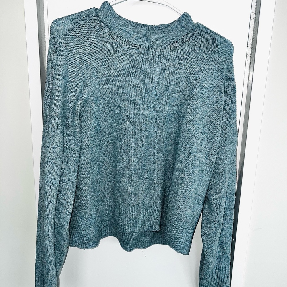 Abercrombie & Fitch Teal Cowl Neck Sweater